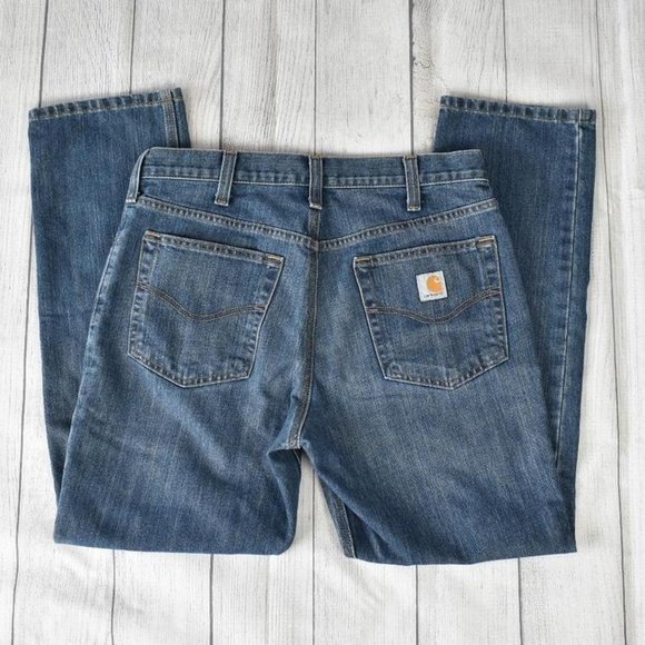 Carhartt Trailblazer Straight Traditional Fit Elton Denim Jeans - Picture 3 of 4